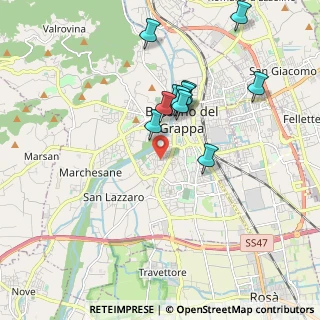 Mappa Via G. Bernardoni, 36061 Bassano del Grappa VI, Italia (1.70182)