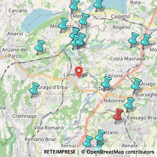 Mappa Via Cava Ghiaia, 22045 Lambrugo CO, Italia (2.839)
