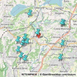 Mappa Via Cava Ghiaia, 22045 Lambrugo CO, Italia (2.40857)