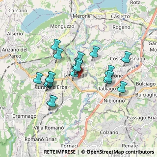 Mappa Via Cava Ghiaia, 22045 Lambrugo CO, Italia (1.5215)