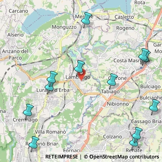 Mappa Via Cava Ghiaia, 22045 Lambrugo CO, Italia (3.00583)