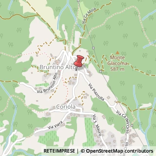 Mappa Via Bruntino Alto, 10, 24018 Villa d'Almè, Bergamo (Lombardia)