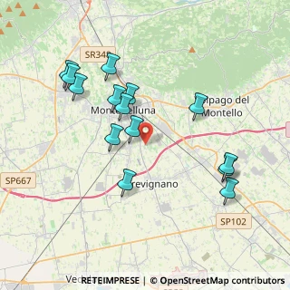 Mappa Via Brustolon, 31044 Montebelluna TV, Italia (3.80571)