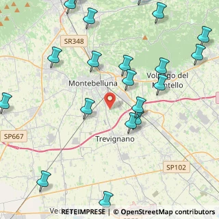 Mappa Via Brustolon, 31044 Montebelluna TV, Italia (5.531)