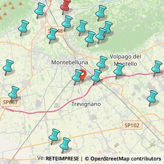Mappa Via Brustolon, 31044 Montebelluna TV, Italia (5.5765)
