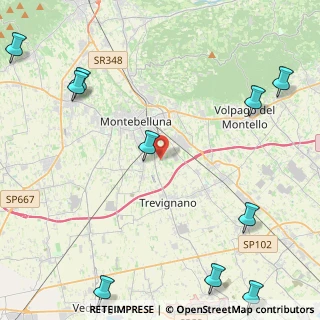 Mappa Via Brustolon, 31044 Montebelluna TV, Italia (6.965)