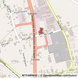 Mappa Via Lughi, 50, 36022 Cassola, Vicenza (Veneto)