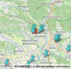 Mappa Viale Guglielmo Marconi, 24030 Almenno San Salvatore BG, Italia (2.27917)