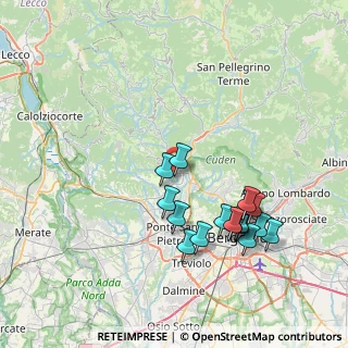 Mappa Viale Guglielmo Marconi, 24031 Almenno San Salvatore BG, Italia (7.73882)