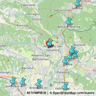 Mappa Viale Guglielmo Marconi, 24031 Almenno San Salvatore BG, Italia (2.72167)