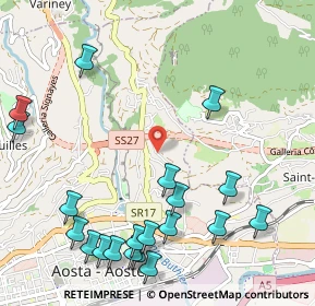 Mappa Frazione Papet di Sopra, 11100 Aosta AO, Italia (1.3485)