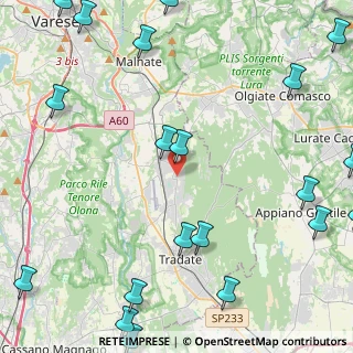 Mappa Via Giuseppe Garibaldi, 21040 Venegono Superiore VA, Italia (6.801)
