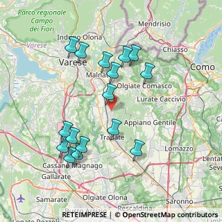 Mappa Via Giuseppe Garibaldi, 21040 Venegono Superiore VA, Italia (7.65563)
