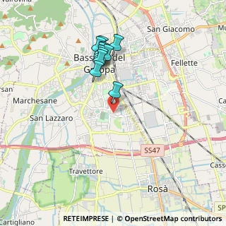 Mappa Via Don Didimo Mantiero, 36061 Bassano del Grappa VI, Italia (1.73091)