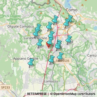 Mappa Via Donatori di Sangue, 22070 Cassina Rizzardi CO, Italia (2.93)