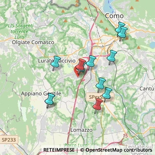 Mappa Via Donatori di Sangue, 22070 Cassina Rizzardi CO, Italia (3.48667)