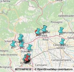 Mappa Via Montello, 36063 Marostica VI, Italia (18.94579)