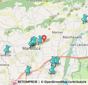 Mappa Via Montello, 36063 Marostica VI, Italia (2.43182)