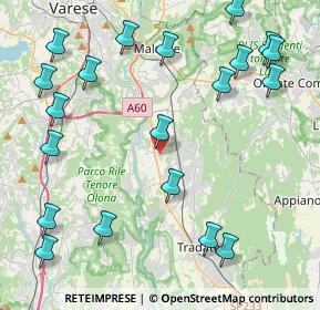 Mappa Via Treno, 21043 Castiglione Olona VA, Italia (5.379)