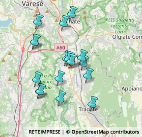 Mappa Via Treno, 21043 Castiglione Olona VA, Italia (3.31647)