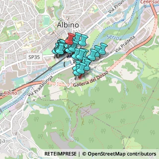 Mappa Via Cave, 24021 Albino BG, Italia (0.31172)