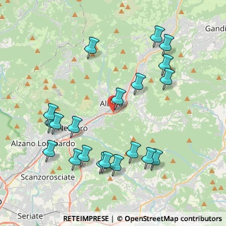 Mappa Via Cave, 24021 Albino BG, Italia (4.53)