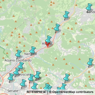 Mappa Via Cave, 24021 Albino BG, Italia (6.919)