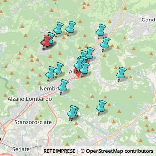 Mappa Via Cave, 24021 Albino BG, Italia (3.477)