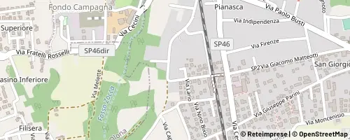 Mappa Venegono Superiore