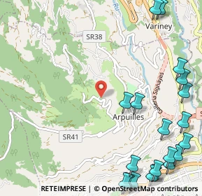 Mappa Frazione Arpuilles, 11100 Arpuilles AO, Italia (1.651)