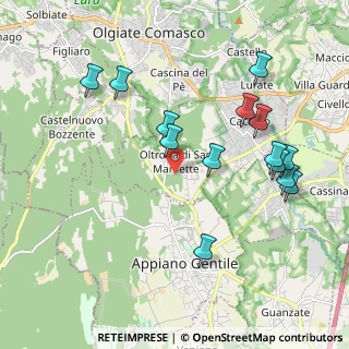 Mappa 22070 Oltrona di San Mamette CO, Italia (2.09714)