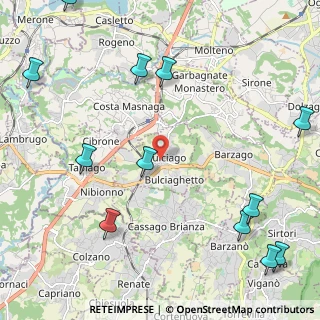 Mappa Via Alessandro Volta, 23892 Bulciago LC, Italia (3.02083)