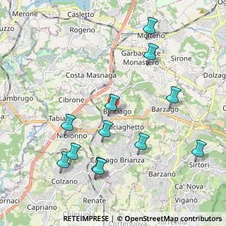 Mappa Via Alessandro Volta, 23892 Bulciago LC, Italia (2.26583)