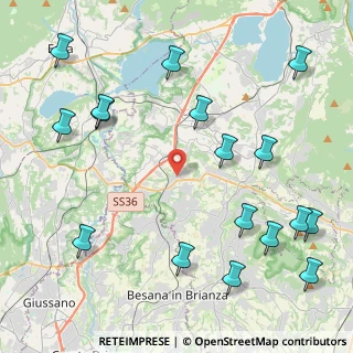 Mappa Via Alessandro Volta, 23892 Bulciago LC, Italia (5.44353)