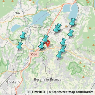 Mappa Via Alessandro Volta, 23892 Bulciago LC, Italia (3.33385)
