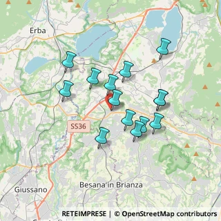 Mappa Viale Taverna, 23892 Bulciago LC, Italia (2.97714)