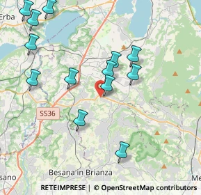 Mappa Via Primo Maggio, 23890 Barzago LC, Italia (4.22462)