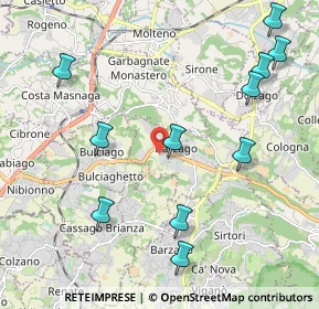Mappa Via Primo Maggio, 23890 Barzago LC, Italia (2.42364)