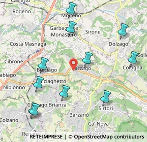 Mappa Via Primo Maggio, 23890 Barzago LC, Italia (2.36182)