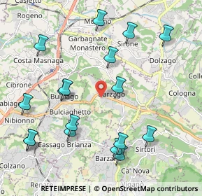 Mappa Via Primo Maggio, 23890 Barzago LC, Italia (2.31882)