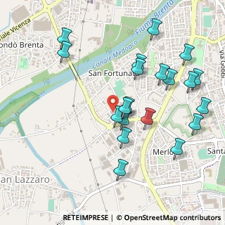 Mappa Via App. CC. Domenico Ricci, 36061 Bassano del Grappa VI, Italia (0.533)