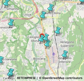 Mappa Via Antonio Gramsci, 21043 Castiglione Olona VA, Italia (2.99867)