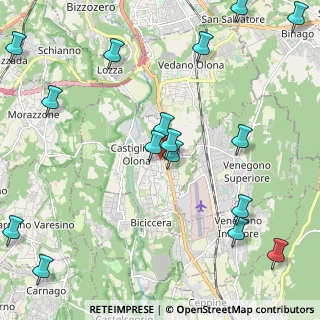 Mappa Via Antonio Gramsci, 21043 Castiglione Olona VA, Italia (2.81938)
