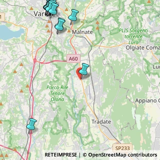 Mappa Via Antonio Gramsci, 21043 Castiglione Olona VA, Italia (7.0875)