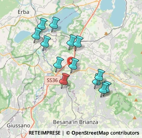 Mappa Via Conte Taverna, 23892 Bulciago LC, Italia (3.25154)