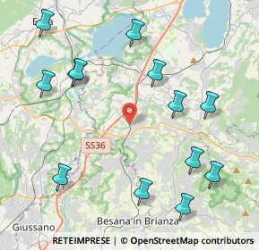 Mappa Via Conte Taverna, 23892 Bulciago LC, Italia (4.88308)