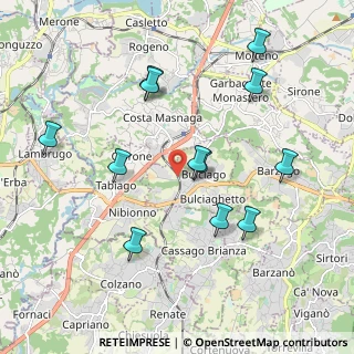 Mappa Via Conte Taverna, 23892 Bulciago LC, Italia (2.015)
