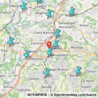 Mappa Via Conte Taverna, 23892 Bulciago LC, Italia (2.53091)