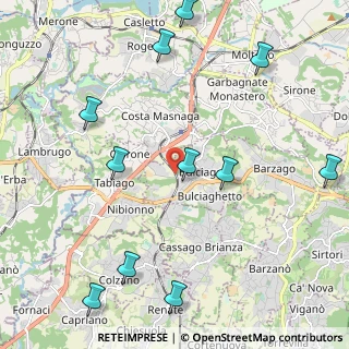 Mappa Via Conte Taverna, 23892 Bulciago LC, Italia (2.64727)