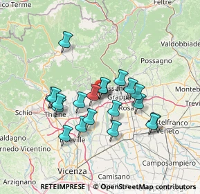 Mappa Via Maggiore Morello, 36063 Marostica VI, Italia (11.916)
